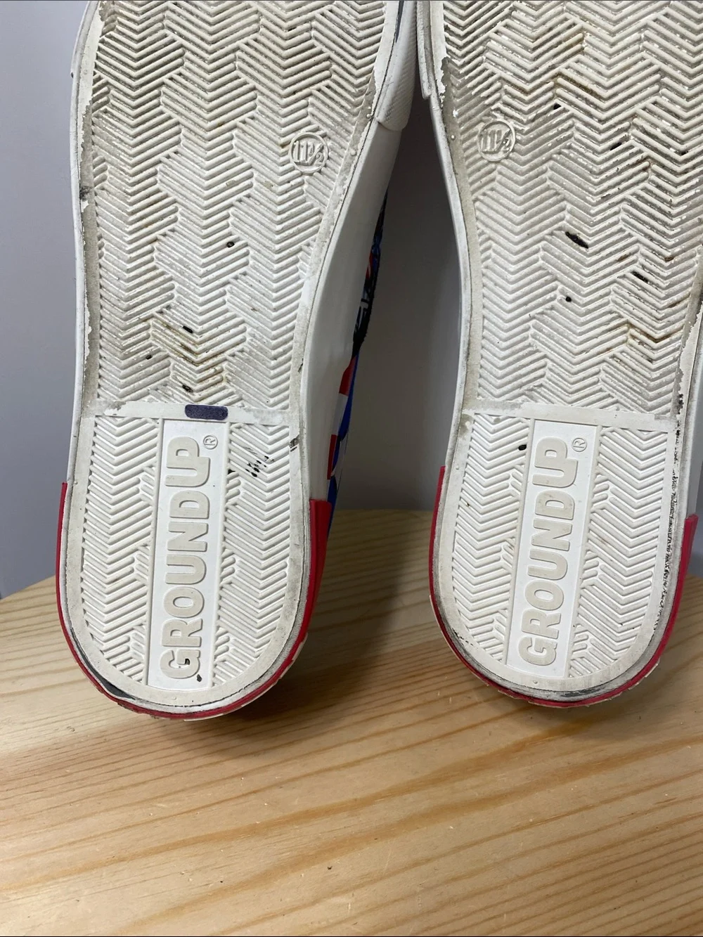 Ground Up Marvel Comics Graphic Print Unisex Slip On Sneakers Men’s Size 11.5